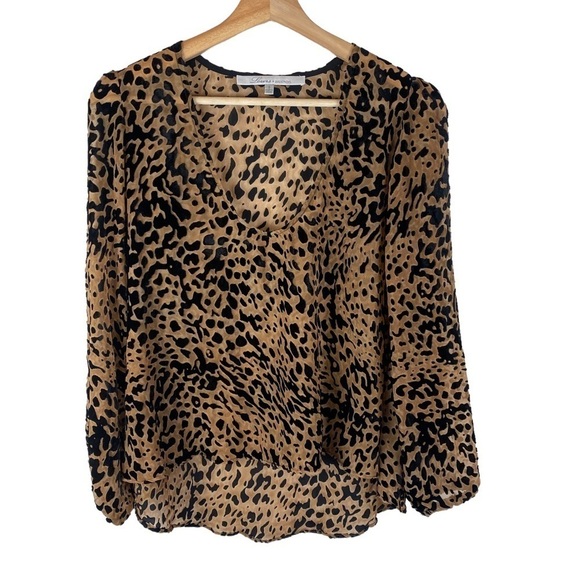 Lovers + Friends Daydream Leopard Print Top Size Small - Picture 3 of 7